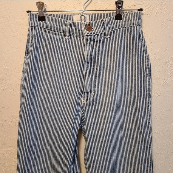 ❌️TRADED❌️ Doen Melody Hickory Stripe Jeans 25 - Picture 4 of 11
